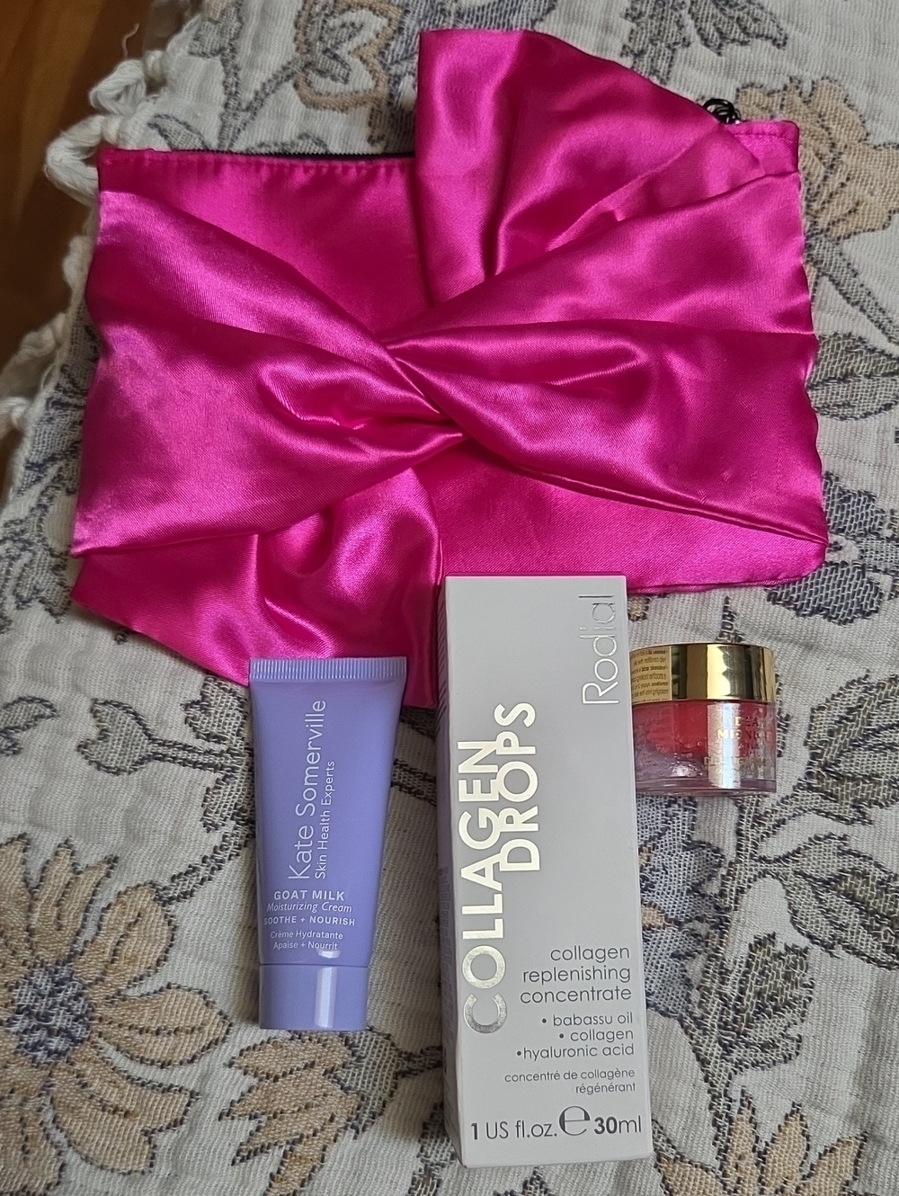 Bundle Of Makeup And Makeup Bag
